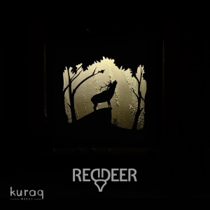 Metal poster LED : Red Deer